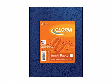 CUADERNO GLORIA FORRADO X42H RAYADO T/C (100931)