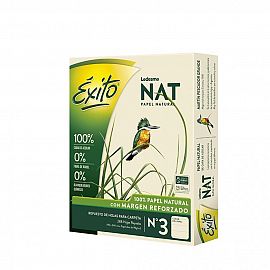 REPUESTO EXITO NAT C/MARGEN REFORZADO X288H RAYADO(104448)