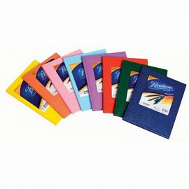 CUADERNO RIVADAVIA FORRADO X100H T/C  V/COLORES RAYADO (358310)