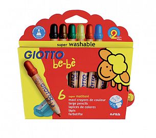 LAPIZ COLOR GIOTTO BEBE X6U. (466400ES)