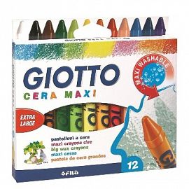 CRAYONES DE CERA GIOTTO MAXI X12 (202202ES)