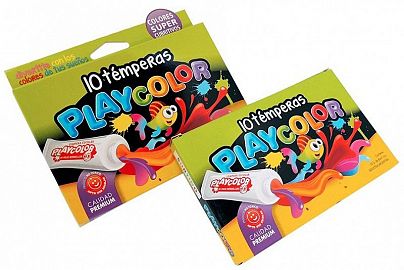 TEMPERA PLAYCOLOR POMO X 10U. 8 CC V/COLORES