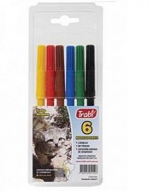 MARCADOR TRABI JUNIOR X6U. V/COLORES