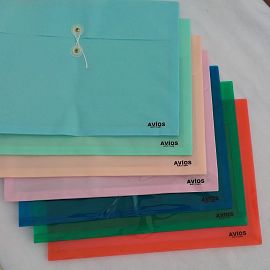 SOBRE AVIOS OFICIO C/HILO PASTEL HORIZONTAL (1364)