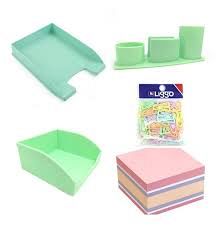 SET ESCRITORIO LIGGOTRADE A4 PASTEL X7 PIEZAS (200-1150)