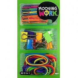 KIT MOOVING 3 EN 1 MAW MANIA PINK CLIPS-BINDER- MAGNETS (2112060302)