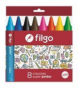 CRAYON DE CERA FILGO SUPER JUMBO X8U. (WXCSJ-E8-SUR)