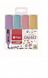 RESALTADOR FILGO TEXT MARKER GALAXY BLISTER X 4U (TXM-E4-GXY)