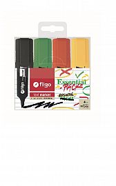 RESALTADOR FILGO TEXT MARKER ESSENTIAL BLISTER X 4U (TXM-E4-ESN)