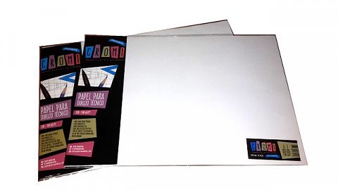 PAPEL CROMI PARA DIBUJO TECNICO A3 150GR X10U.