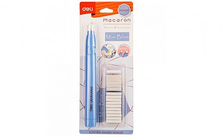 GOMA DE BORRAR DELI ELECTRICA MACARON X 1 U. + 20 RESPUESTOS (H02800)