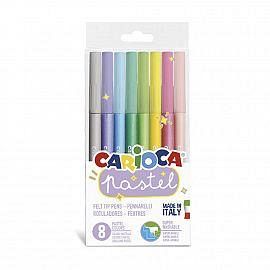 MARCADOR CARIOCA PASTEL X 8U. (43032)