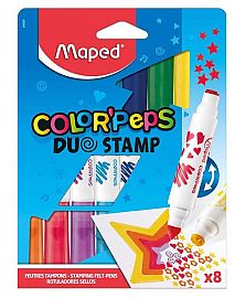 MARCADOR MAPED COLOR PEPS DUO STAMP X8U. (846808)