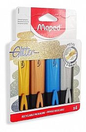 RESALTADOR MAPED GLITTER METALICO X4U. (742000)