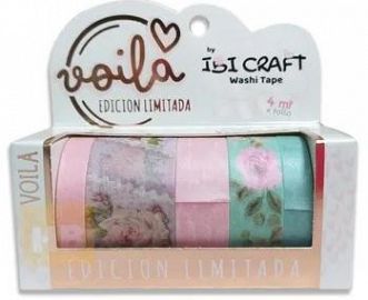 WASHI TAPE BOX IBICO X5U 4MTS V/MODELOS (55770)
