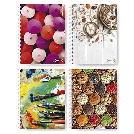 CUADERNO AMERICA 16X21 SHOOT T/C 120H C/ESP RAYADO  (653161)