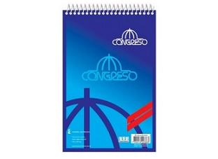 BLOCK CONGRESO A4 X 80H C/ESP CUADRICULADO (501014)