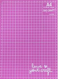 BASE DE GOMA IBI CRAFT PARA CORTE 30x22cm A4 ROSA (127600)