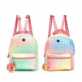 MOCHILA MODAX CANDY MATELASSE C/LLAVERO POMPON (31518)