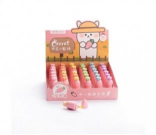RESALTADOR MINI FLUO MULTIPAPER ZANAHORIAS X6U (23-41)
