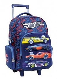 MOCHILA WABRO HOT WHEELS FAST CARS C/R 18