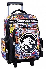 MOCHILA WABRO JURASSIC WORLD ESTAMPADA C/R 16