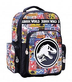 MOCHILA WABRO JURASSIC WORLD ESTAMPADA ESPALDA 16