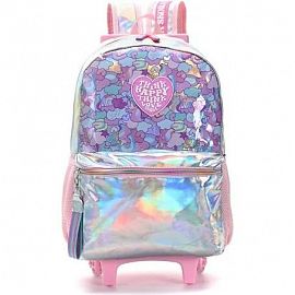 MOCHILA MODAX THINK HAPPY UNICORNIO HOLOGRAFICA C/CARRO 18