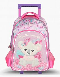 MOCHILA FOOTY KOALA C/LUZ LED C/CARRO 18