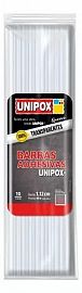 BARRA DE SILICONA ADHESIVA UNIPOX X10U 1.12CM.
