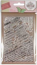 SELLO SILICONADO IBI CRAFT CRISTAL VINTAGE 4X7 FRASES (841408)