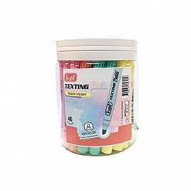 RESALTADOR TRABI TEXTING FINO PASTEL X40U.