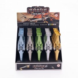 BOLIGRAFO MULTIPAPER AVION ARTICULADO METALIZADO X6U C/U (24-314)