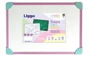 PIZARRA LIGGO LAMINADA MARCO PASTEL 80X60 V/COLORES (510-0625)