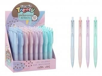 PORTAMINAS IBI CRAFT TWEENY RETRACTIL  0.5MM EXHIBIDOR X40U C/U (530260)