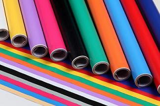 ROLLO ORION PVC COLOR LISO 45CM X 10 M. V/ COLORES