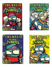 LIBRO BETINA P/COLOREAR ULTRA ZOMBIES 64 PAG (2329)