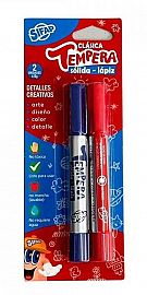 TEMPERA SIFAP SOLIDA-LAPIZ CLASICA X2U. (4104)