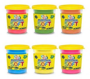 MASA DE MOLDEAR ACRILEX SOFT 150G V/COLORES