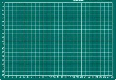 BASE DE GOMA IBI CRAFT PARA CORTE 30x22CM A4 VERDE (127500)