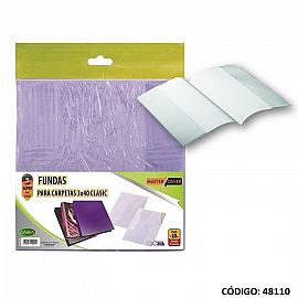 FUNDA LAMA PARA CARPETA 3X40 X10U PVC (5426)