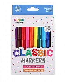 MARCADORES SURTIDOS KIRUKI CLASSIC X10U (700002)
