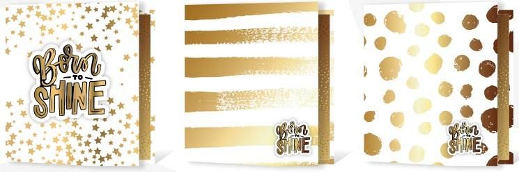 CARPETA REXON 3X40 HOLOGLITTER BORN TO SHINE