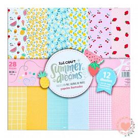 PAPEL IBI CRAFT SUMMER DREAMS X28H 30X30CM 180GRS (600823)