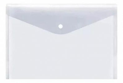 SOBRE C/BOTON HORIZONTAL OFICIO TRANSPARENTE LAMA (CH322FC)