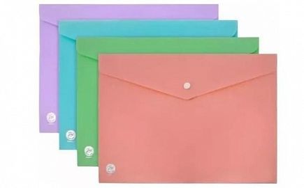 SOBRE PAGODA REFORZADO A4 PVC V/COLORES.