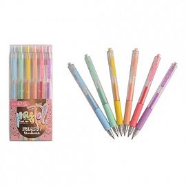 BOLIGRAFO IBI CRAFT TENDANCE RETRACTIL GEL PASTEL X6U (70510)