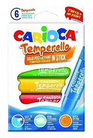 TEMPERA SOLIDA CARIOCA PLUS X6U (45212)