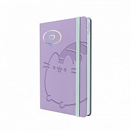 CUADERNO MOOVING NOTES PUSHEEN A5 T.DURA X 80 HJS RAYADO  (1246207)